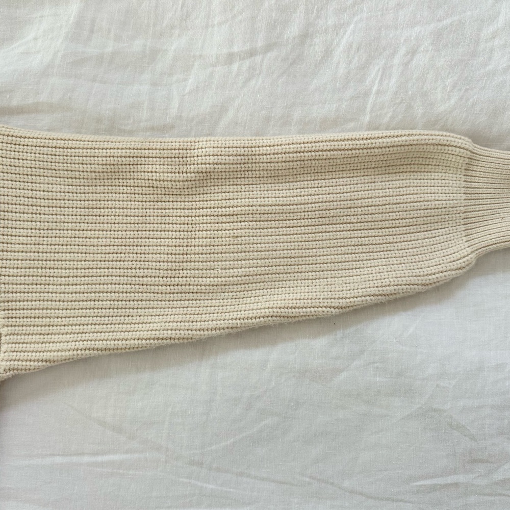 Varley Cream Cable Knit Sweater - Picture 7 of 8